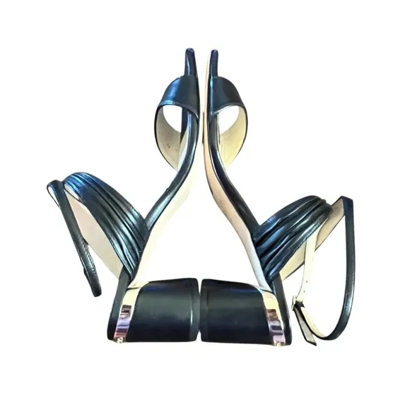 Jimmy Choo Jago 60mm Leather Block Heel Sandals  EU 36.5 US 6.5