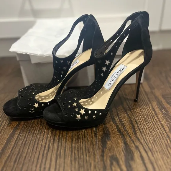 Jimmy Choo Lana Suede 100 Black 38