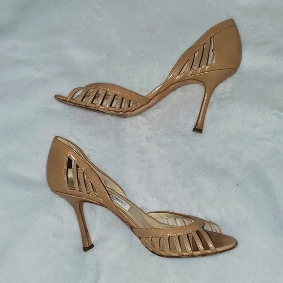 Jimmy Choo Peep Toe Sandals Size 39