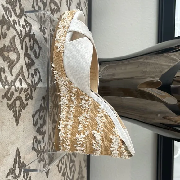 Jimmy Choo White Confetti Sandals