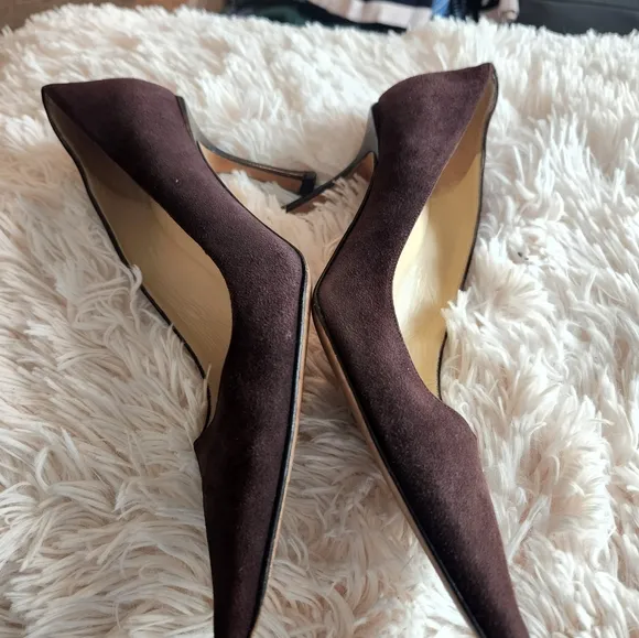 Jimmy Choo Women's Brown Suede Pumps