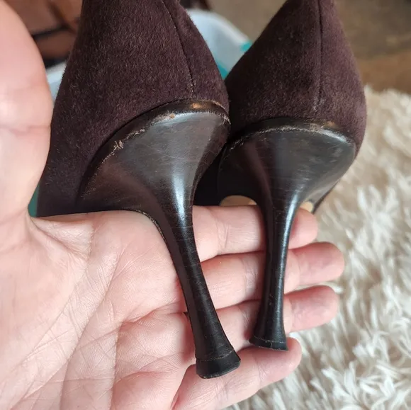Jimmy Choo Women's Brown Suede Pumps