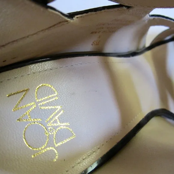 Joan &amp; David Black Heel Sandals