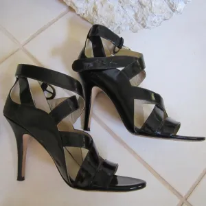 Joan &amp; David Black Heel Sandals