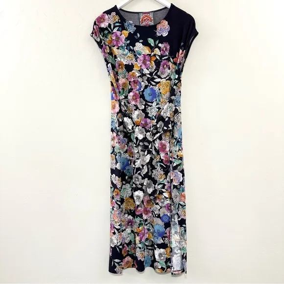 JOHNNY WAS Fall Dance Tie Front Knit Dress