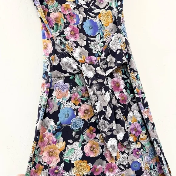 JOHNNY WAS Fall Dance Tie Front Knit Dress