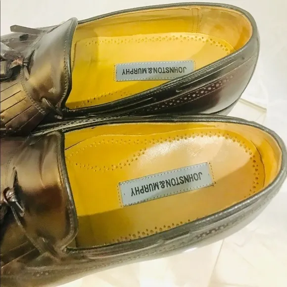 Johnston &amp; Murphy Brown Men Loafers Sz 10.5