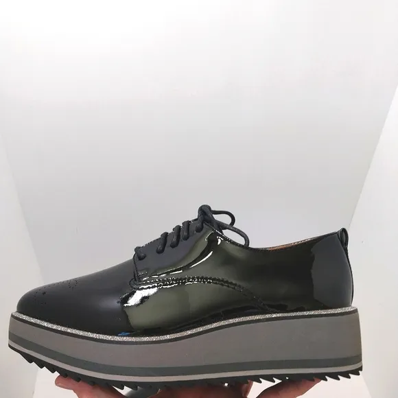 Johnston &amp;‎ Murphy Gracelyn Brogue Platform Shoes, NEW Size 7.5