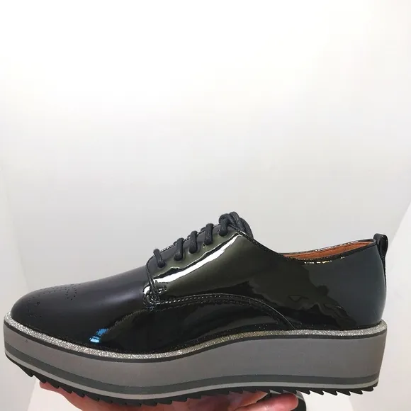Johnston &amp;‎ Murphy Gracelyn Brogue Platform Shoes, NEW Size 7.5