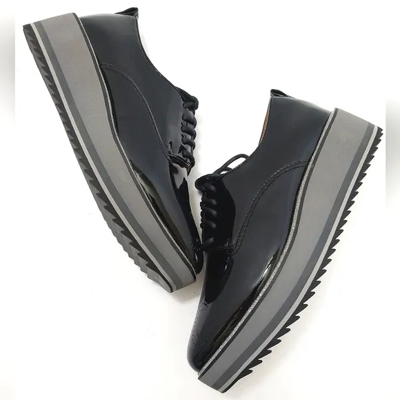 Johnston &amp;‎ Murphy Gracelyn Brogue Platform Shoes, NEW Size 7.5