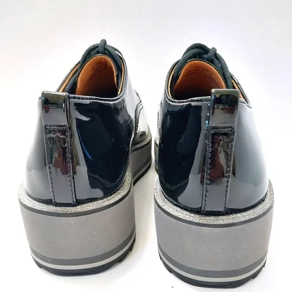 Johnston &amp;‎ Murphy Gracelyn Brogue Platform Shoes, NEW Size 7.5