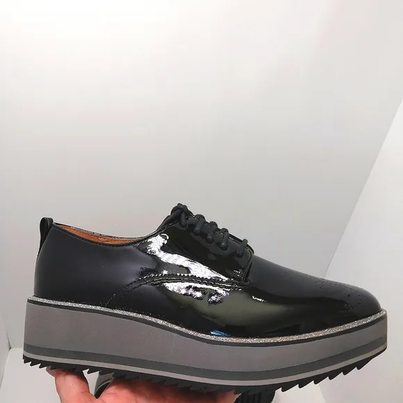 Johnston &amp;‎ Murphy Gracelyn Brogue Platform Shoes, NEW Size 7.5