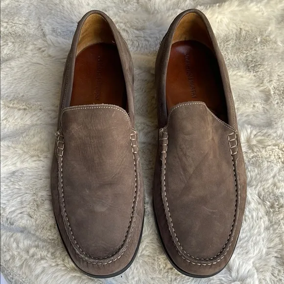 Johnston &amp; Murphy Men's suede Brown Loafers