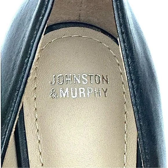 JOHNSTON &amp; MURPHY Women’s Black Dress Pump Shoes  Leather Size 8.5 Medium New
