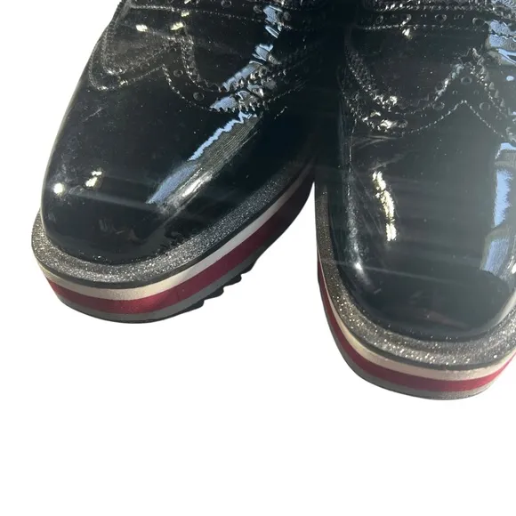 Johnston and Murphy lace up platformshoes