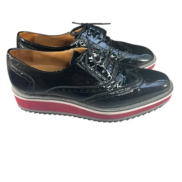 Johnston and Murphy lace up platformshoes