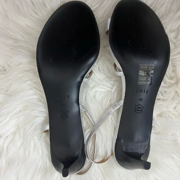 Joie Madi Metallic leather heel