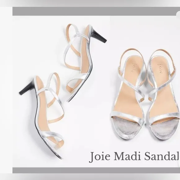 Joie Madi Metallic leather heel