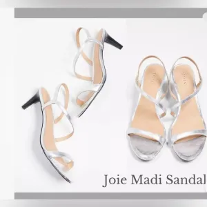 Joie Madi Metallic leather heel