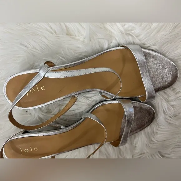 Joie Madi Metallic leather heel