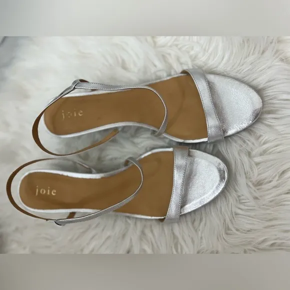 Joie Madi Metallic leather heel