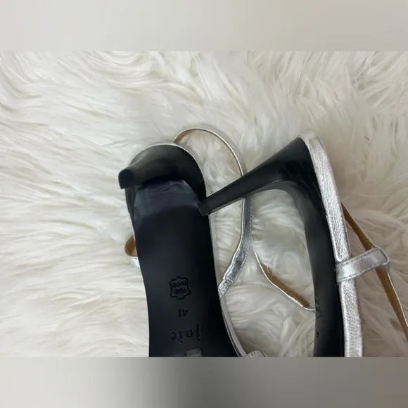 Joie Madi Metallic leather heel