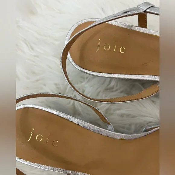 Joie Madi Metallic leather heel