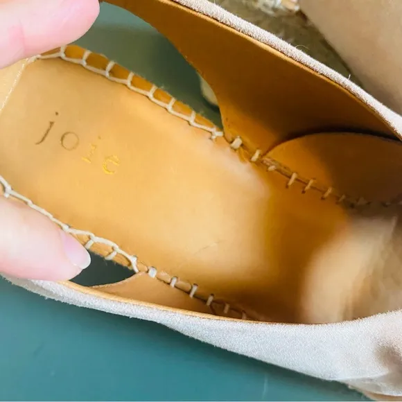 Joie Sandles Kaili Wedge Suede- Light Pink