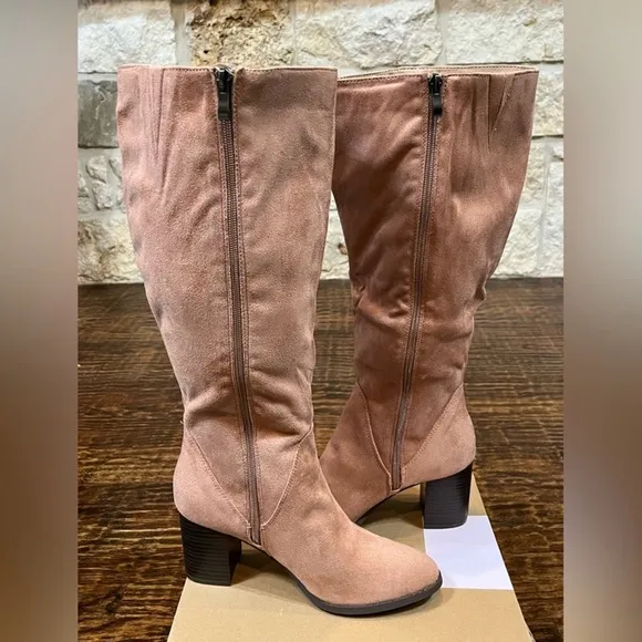 Journee Collection Blush Knee High Boots