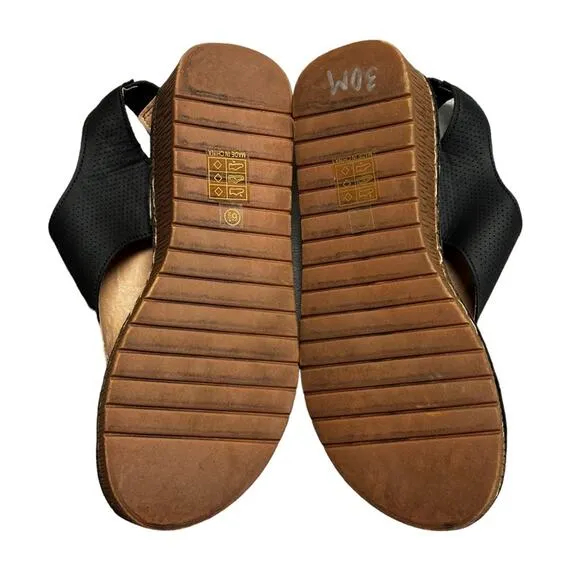 Journee Collection Womens Mckell Wedge HeelBuckle Sandals