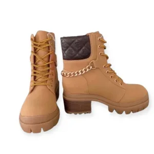 Juicy Couture Women’s Josie Block Heel Lace Up Boots