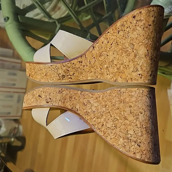 K Jacques St. Tropez Criss-cross Wedge Sandals