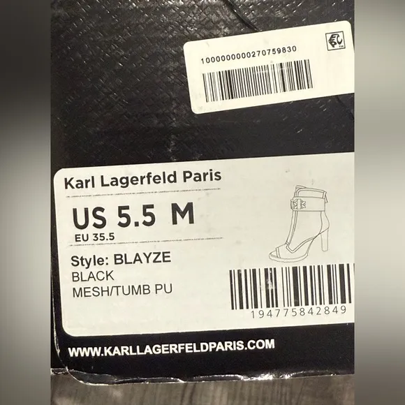 KARL LAGERFELD PARISBlayze‎ Lug Sole Booties