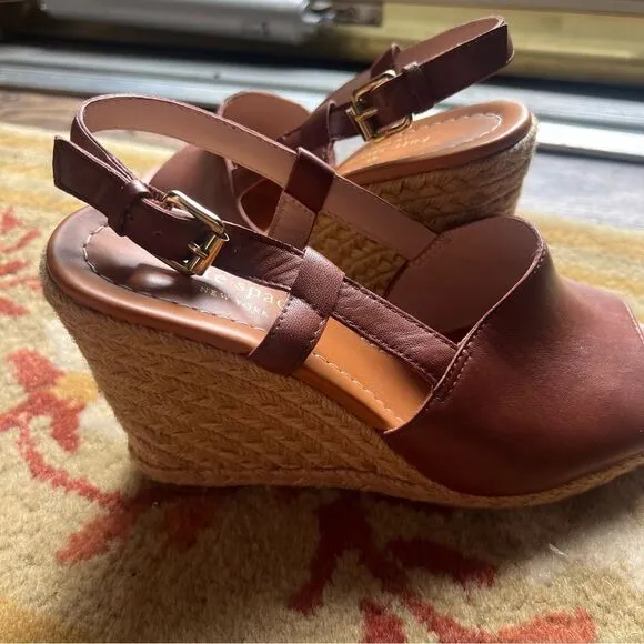 Kate spade brown wedges