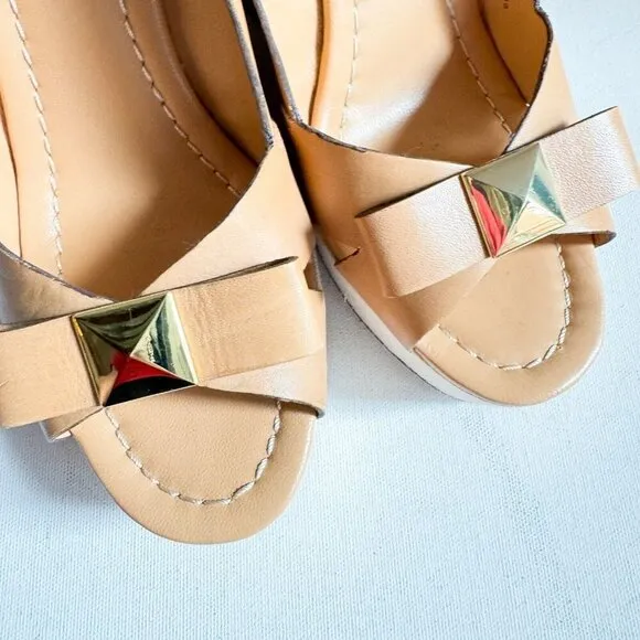 Kate Spade Light Beige wedge heel Sandals 7.5