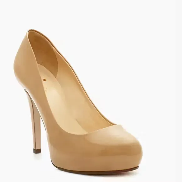 Kate Spade Lori Platform Heel Tan Patent Leather Size 10