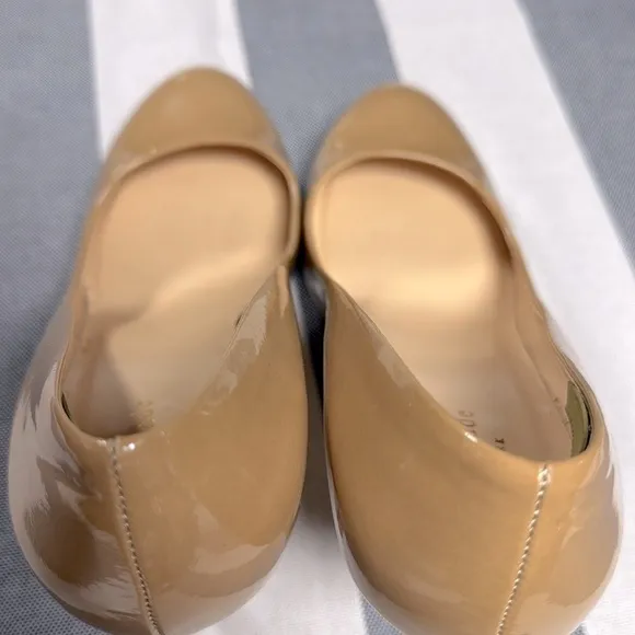 Kate Spade Lori Platform Heel Tan Patent Leather Size 10