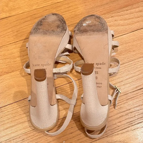 Kate‎ Spade New York  Bow Heel Sandals Size 36 1/2