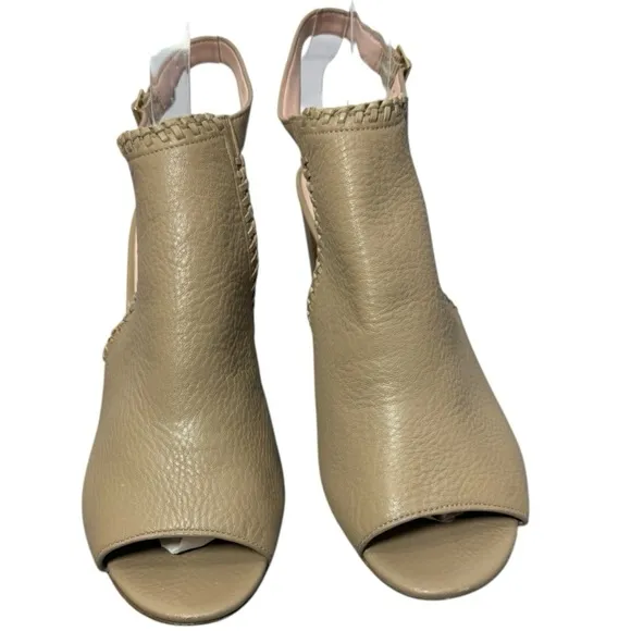 Kate Spade New York Orlene Peep Toe Block Heel Sandals Pale Taupe 10