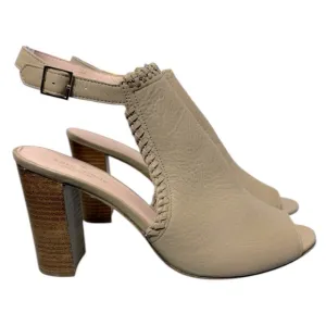 Kate Spade New York Orlene Peep Toe Block Heel Sandals Pale Taupe 10