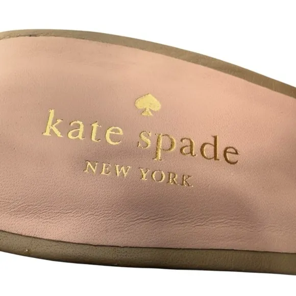 Kate Spade New York Orlene Peep Toe Block Heel Sandals Pale Taupe 10
