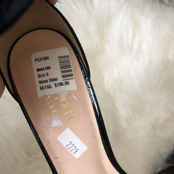 kate spade New York Patent Leather Susane Block Heel Sandals