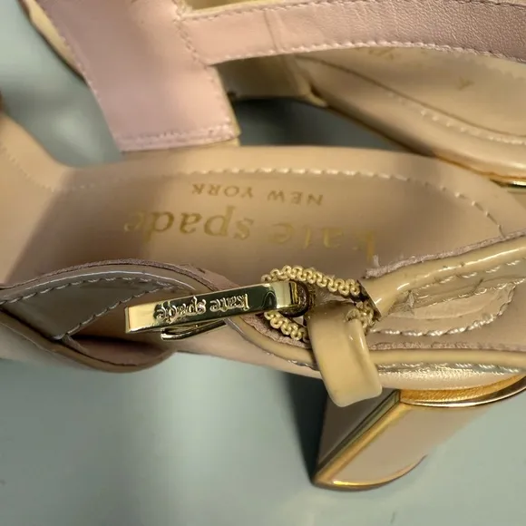Kate Spade New York Women's Size‎ 6.5 Merrit Heel Sandal Sandals tan