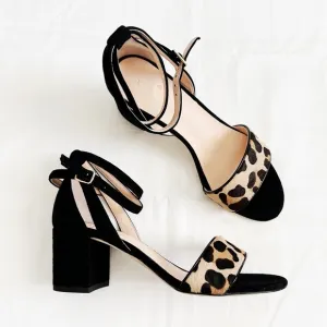 Kate Spade suede block heel sandals