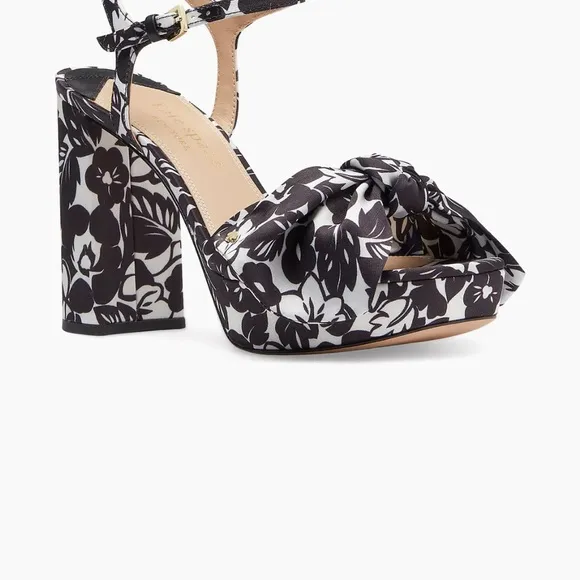 Kate Spade Tropical Foliage Platform Sandals