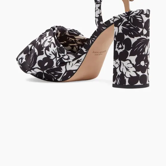 Kate Spade Tropical Foliage Platform Sandals