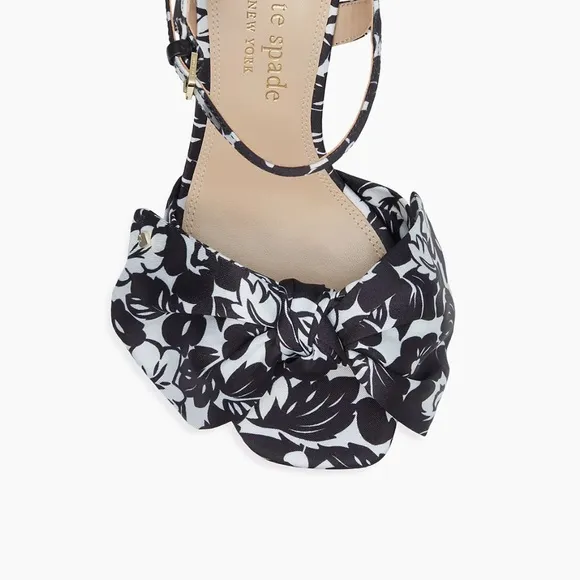 Kate Spade Tropical Foliage Platform Sandals