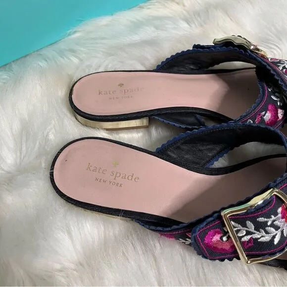 Kate spade embroidered sandals