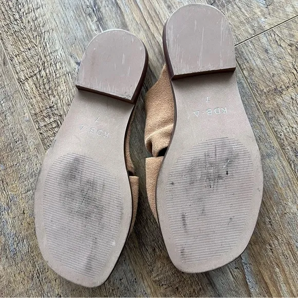 Kelsi Dagger Leather Knot Sandals SLIDES