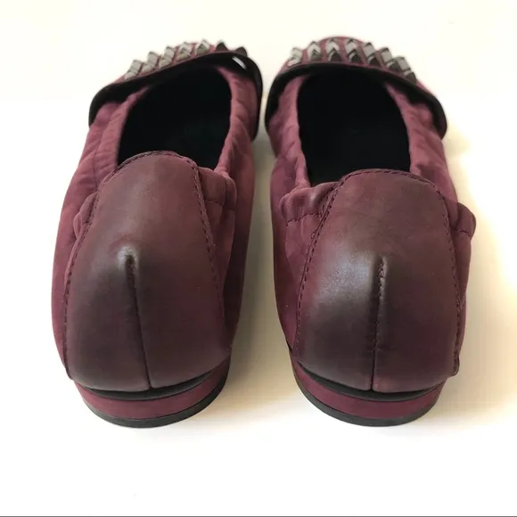 Kennel &amp; Schmenger German Designer Flats Purple Leather Ballet 5.5 EU / 8